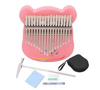 Vvikizy Kalimba a 17 Tasti, Pianoforte a Pollice in Acero Realizzato a Mano per gli Amanti della Musica, con Custodia Portatile per la Registrazione di Performance a Casa, All'aperto, a