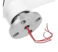 Vvikizy Kit Piccolo Generatore Eolico a 5 Pale da 400 W per Case Mobili e Barche, Alimentatore Durevole in Bianco, Efficiente Ed Ecologico (12V)