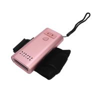 Vvikizy LAMPAGGIO A Unghie LED 395NM Gel 6W Currezione Leggera Essiccatore per Unghie Leggero con 3 Batterie Regolabili da 3000 MAh per Unghie Estensioni di Capelli Ciglia (Oro rosa)