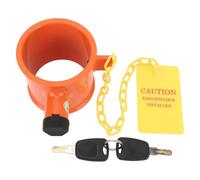 Vvikizy Lucchetto con Perno della Ralla per Rimorchio, Robusto e Resistente, Antifurto con 2 Chiavi per, Barche,