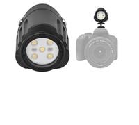Vvikizy Luce di Riempimento per Immersione a LED da 40 M con Controllo della luminosità della Batteria da 1100 MAh IPX8 Impermeabile per Immersioni Subacquee