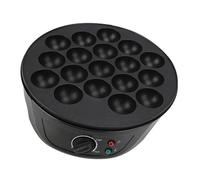 Vvikizy Macchina Elettrica per Takoyaki, Teglia Antiaderente Rotonda da 18 Pollici per Polpette di Polpo con Potenza di 750 W, Manuale Utente e Indicatore di Alimentazione per Uso (Plug)