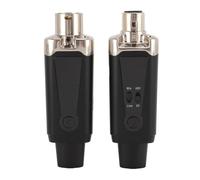 Vvikizy Microfonico Wireless XLR Stabile e Affidabile per Spettacoli Dal e Concerti Microfonico XLR UHF Wireless con Batteria Ricaricabile in Metallo Alimentazione 48V per Cantanti e Musicisti