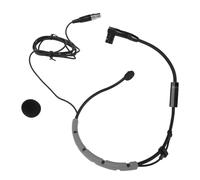 Vvikizy Microfono a Condensatore Indossato Dal Design Leggero Resistente Al Sudore per Istruttori e Artisti di Fitness Materiale ABS (Grigio)