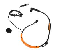 Vvikizy Microfono a Condensatore Indossato Dal Design Leggero Resistente Al Sudore per Istruttori e Artisti di Fitness Materiale ABS (Gialla)