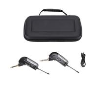 Vvikizy Microfono per Strumenti Musicali, di Ricevitore e Trasmettitore Wireless con Pickup a 360° e Portata di 30 M, per Chitarra Elettrica, Basso, Violino, Tromba, Tasti