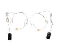 Vvikizy Microfono Wireless Montato Sulla Testa, Microfono con Cuffia Wireless Professionale con Tecnologia Anti-interferenza e 6 Ore di Utilizzo, per Insegnare a Parlare in Pubbli