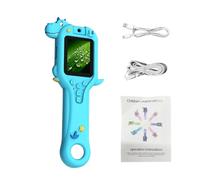 Vvikizy Microscopio Portatile per Bambini con Ingrandimento 50X e Schermo IPS da 2 Pollici con Zoom 5X per Giovani Scienziati (Blu)