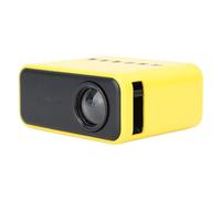 Vvikizy Mini Proiettore, Home Theater Portatile Supportato 1080P con | Materiale ABS Resistente, Altoparlante Integrato da 2 W, Supporta /Miracast/DLNA, Durata della Lampada di 20.000 Ore,