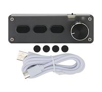 Vvikizy Mini Tastiera a 3 Tasti, Tastiera Programmabile USB Bluetooth Doppia modalità Cablata con Manopola, Silenzioso in Silicone per Giochi, Musica, Ufficio
