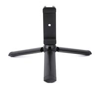 Vvikizy Mini Treppiede con Porta per Slitta Fredda e Clip per Cellulare, Ideale per Selfie e Riprese Video, Robusta Struttura in Metallo di Colore, Portatile e Facile da Trasportare