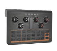 Vvikizy Mixer Compatto a Doppio Canale con 12 Suoni Elettronici per la Trasmissione su Dispositivi Mobili e Computer