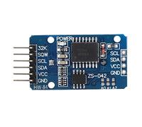 Vvikizy Modulo AT24C32, Orologio in Tempo Reale I2C RTC con Batteria CR2032 e Compensazione Anno Bisestile per
