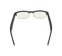 Vvikizy Occhiali Intelligenti, Chiamate a Mani Libere Musica Occhiali da Sole Bluetooth Wireless con Cuffie Auricolari Aperte per Ciclismo Corsa Shopping (Modello con montatura in argento)
