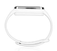 Vvikizy Orologio Elettronico Digitale Display LED Ricaricabile per lo Sport e L'uso Quotidiano da Uomo e da Donna, Cinturino Regolabile (Bianca)