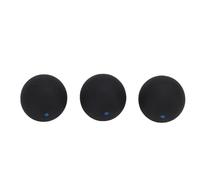 Vvikizy Palline da Squash Professionali da 3 Pezzi, Gomma Elastica per Allenamento e Competizione, Adatte Ai Principianti, Diametro 4 Cm (Punto blu)