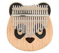 Vvikizy Panda Kalimba Thumb Piano 17 Key con Note Incise | Costruzione in Legno D'acero, Custodia con Cerniera per la portabilità, Facile da Imparare per Principianti e bambini.