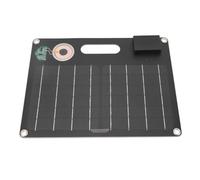 Vvikizy Pannello Solare Monocristallino 30 W, Pannello Solare Portatile a Monocristallino a Solare con 2 Porte USB per le Telecamere per Tavolette per Smartphone