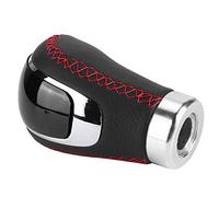 Vvikizy Pomello Universale Durevole per Auto, Leva Testa Stick per Auto, Guida Confortevole, Adatto per la Maggior Parte delle MT/AT, Materiale ABS + Pelle, Nero/rosso, Parola Chiave Principale da 5