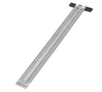 Vvikizy Rigno a T di Lavorazione del Legno, Indicatore di Marcatura Lavorata a CNC in Acciaio Inossidabile con Scala Metrica Chiara, per la Misurazione e la Scrittura del Carpentiere (3)