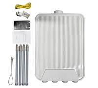 Vvikizy Router Wireless per Esterni Ad Alta Potenza, WiFi 6 da 3000 M con 4 Antenne Esterne da 7 DBi, Supporto POE per Grandi Aree Esterne Fattorie Tenute (Spina europea)