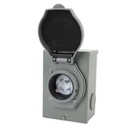 Vvikizy Scatola di Ingresso Alimentazione per Generatore da 30 A per Uso Esterno NEMA L14-30P 125 V 250 V