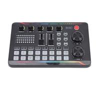 Vvikizy Scheda frequenza del suono in Streaming in Diretta con BT 120kHz Campionamento a 24 Bit Podcast Attrezzatura frequenza del suono Streaming Board con Effetti di Illuminazione per