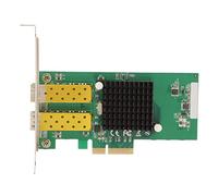 Vvikizy Scheda Gigabit Ethernet 10/100/1000Mbps Doppio Adattatore di Rete PCIe SFP per Server Computer