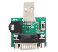 Vvikizy Scheda IO per Giochi, Convertitore Seriale USB 3.0 con Controllo Individuale Senza Latenza per SNAC, con funzionalità Senza Ritardi per Scheda FPGA 10