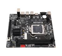 Vvikizy Scheda Madre Computer B75, Socket LGA 1155 Supporta Core I3 I5 I7 E3 V2 Celeron Pentium, 2x DDR3 16 GB M.2 NVMe NGFF ATA3.0 PCIe, con Uscita Video HD