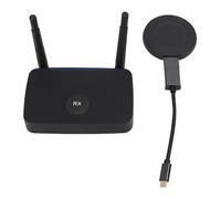 Vvikizy Schermo Wireless Proiettore 1080p Interfaccia Display HD Trasmettitore e Plug e Riproduzione del Ricevitore con Jack frequenza del suono VGA da 3,5 Mm per il Display LED TV 100m (Plug)