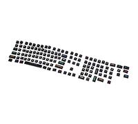Vvikizy Set Completo di Copritasti PBT Dot Keycap per Tutte le Tastiere Meccaniche, Processo di Sublimazione del Colore di Lunga Durata, 128 Tasti, Adatto per 61/64/87/104 (#1)
