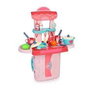 Vvikizy Set da Cucina per Bambini Gioco di Ruolo Giocattolo con Strumenti e Accessori Realistici, Migliora le abilità Sociali dei più Piccoli, Ottimo Regalo per le Feste, Dai 3 Anni in su