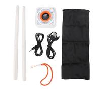 Vvikizy Set di Batteria Elettrica Ad Aria, Giocattolo Musicale Portatile con Bacchette Virtuali con Rilevamento del Movimento 3D con Altoparlante, per Uso Domestico All'aperto