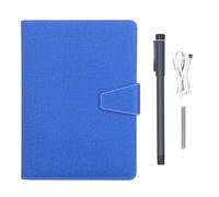 Vvikizy Smart Pen Pen Notebook Set di Scrittura, Digital Notebook Sync Pen con Cache Offline, Disegno di Intelligenza Artificiale, Condivisione Facile, per Risparmio in Tempo Reale, (Pattern lino blu)