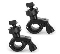 Vvikizy Supporto DVR per Auto Girevole a 360 Gradi da 2 Pezzi, Dado Regolabile per il Controllo della Tenuta, con Testa a Sfera a 360 Gradi, per Supporto Manubrio Moto Bici Fotocamera (Testa F)