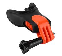 Vvikizy Supporto per Bocca da Surf con Ergonomico in Silicone per Action | Video Confortevole e Stabile, il Galleggiante Integrato Previene la Perdita, Cordino per il Collo Staccabile per la