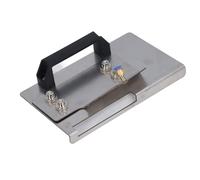 Vvikizy Supporto per Smerigliatrice Angolare, Supporto per Taglio Smusso di Piastrelle in Acciaio Inossidabile con di Bloccaggio di Sicurezza, Facile Regolazione per Smeri