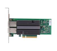Vvikizy Supporto Preciso per Scheda di Rete da 10 Gb Scheda NIC PCIE X8 a Basso Consumo Energetico con Doppie Porte RJ45 per Server Ideale per Data Center e Professionisti IT