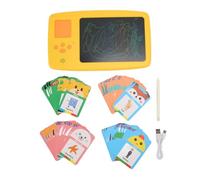 Vvikizy Tablet da Scrittura LCD, Pad di Disegno Elettronico da 8,5 Pollici per Bambini Pad di Scrittura Colorato con 112 Carte di Apprendimento Regolazione del Suono per Ragazzi Ragazze