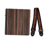 Vvikizy Tamburo Viaggio Cajon Box, Strumento a Percussione Portatile in Legno di Ebano con Eccellente qualità del Suono, per Spettacoli Teatrali per Adulti Principianti