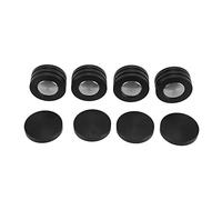 Vvikizy Tappetini Isolanti per Altoparlanti, Cuscinetti Isolanti Ad Alte Prestazioni per Lettori CD/DVD, Amplificatori, 4 unità, POM e Acciaio Inossidabile, Argento