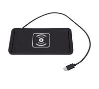 Vvikizy Tappetino di Ricarica per Auto Wireless Caricatore Rapido da 20 W | Ricarica Rapida da 20 W, Cavo USB C da 30 Cm, Design Ritagliabile, Funziona con Custodie da 4 Mm, Separazione Fredda della