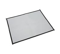 Vvikizy Tappetino Ignifugo per Esterni Rivestito in Silicone su Entrambi i Lati, Resistente Al Calore, Tessuto in Fibra di Vetro di Alta qualità (S 62x50 cm / 24,41x19,69 pollici)