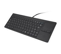 Vvikizy Tastiera Touchpad USB Design Mini per un Funzionamento Stabile e Porta HUB USB tastiera con touchpad usb 86 Tasti con Touchpad Integrato tastiera usb c italiana con touchpad Elettronica