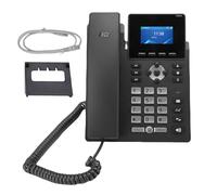 Vvikizy Telefono IP Aziendale VOIP Telefono Office da 2,4 Pollici Display a Colori Gigabit Ethernet SIP 2.0 Linee con Dente Blu 5.0 Cancellazione del Rumore per Startup per
