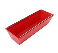 Vvikizy Vassoio Versatile per Fango per Cartongesso da 14 Pollici con Design Ergonomico per Miscelare Vernice e Mastice - Plastica ABS Ad Alta Resistenza - Rosso