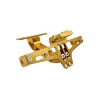 VVKFTPer Kawasaki per Z900 per ER6N per Z800 per Z750 per Z1000SX per CRF450 per CBR600RR Moto Targa Telaio Supporto Moto Portatarga(Gold)