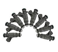 VVKFTPer VW per T&ouareg 1998-2005 8pcs Auto Benzina Motore Common Rail Ugello Alimentazione Laterale Ad Alta Impedenza Iniettore Gruppo Valvola 077133551M Ugelli per iniettori di Carburante