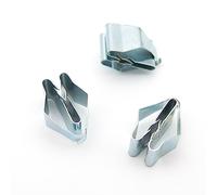 VVO Fasteners- Clip Argento in Metallo. Per Pannello della porta posteriore. Compatibile con BMW X3, (10 pezzi)
